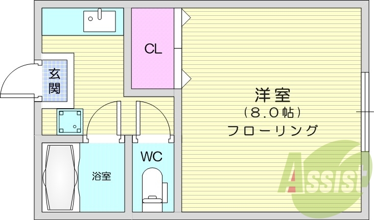 1階の間取り図
