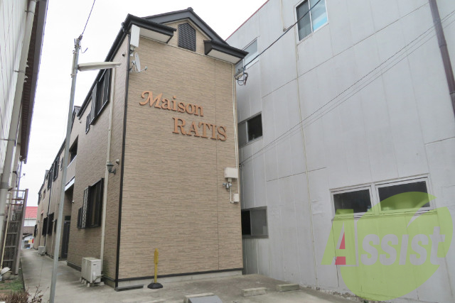 仙台市若林区穀町の賃貸アパートの外観
