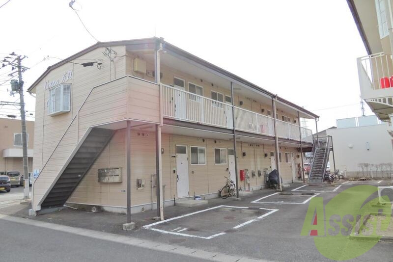 仙台市若林区大和町２丁目の賃貸アパートの外観