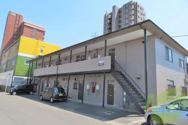 仙台市若林区大和町４丁目の賃貸アパートの外観