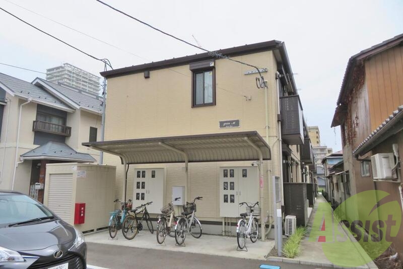 仙台市青葉区柏木１丁目の賃貸アパートの外観