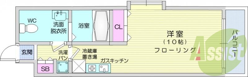 1R、、風呂、トイレ別、独立洗面台、追い炊き、シャワートイレ