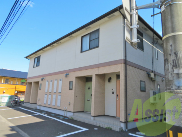 仙台市宮城野区新田１丁目の賃貸アパートの外観