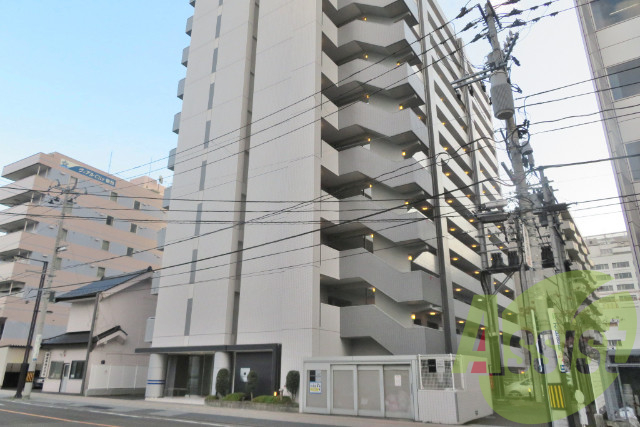 仙台市若林区清水小路の賃貸マンションの外観