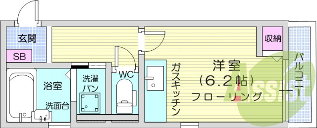 お写真は103号室のものになります。参考にしてくださいませ。