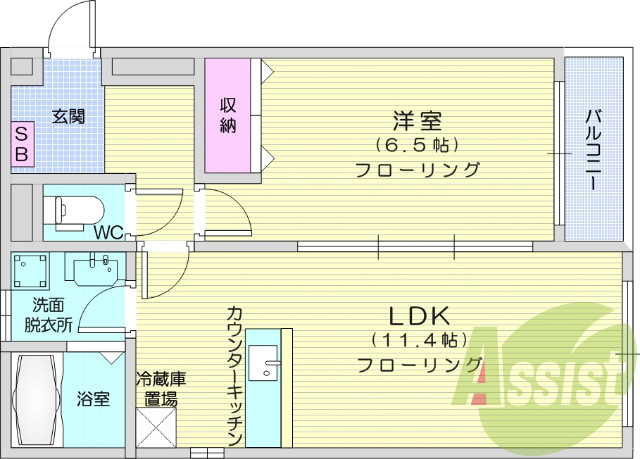 3階の間取り図