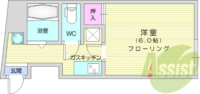 2階の間取り図