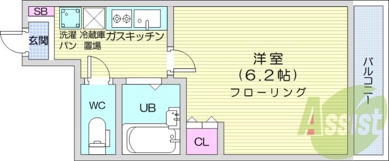 5階の間取り図