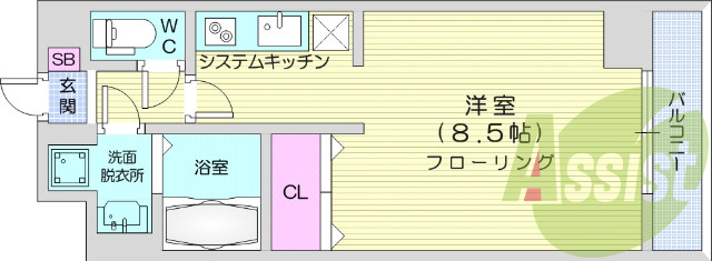 オートロック、宅配ボックス、防犯カメラ、インターネット無料