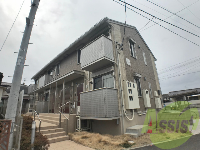 仙台市宮城野区清水沼２丁目の賃貸アパートの外観
