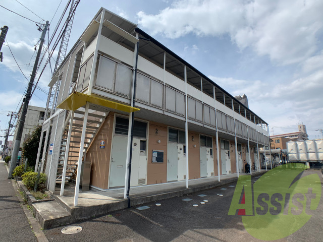 仙台市宮城野区萩野町１丁目の賃貸アパートの外観