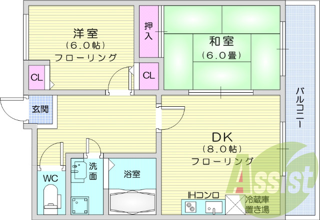 7階の間取り図