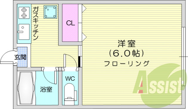 2階の間取り図