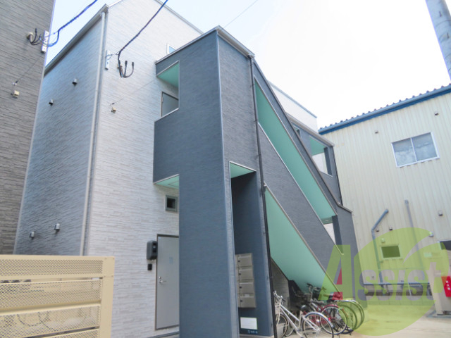 仙台市若林区大和町３丁目の賃貸アパートの外観