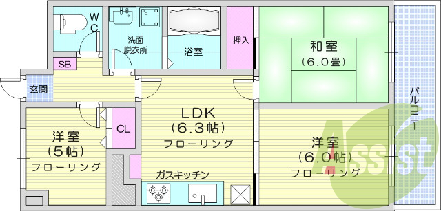 14階の間取り図