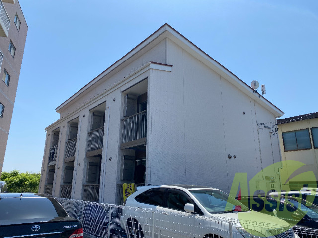 仙台市宮城野区白鳥１丁目の賃貸アパートの外観