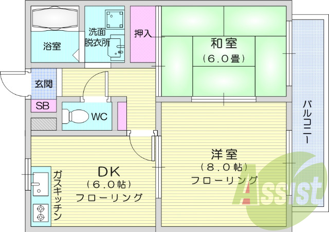 バス・トイレ別、追い焚き機能、温水洗浄便座