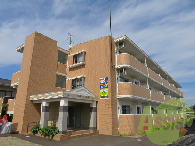 仙台市青葉区上愛子字蛇台原の賃貸マンションの外観