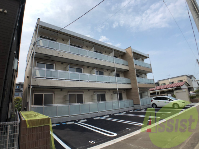 仙台市若林区中倉１丁目の賃貸マンションの外観