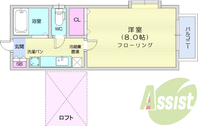 エアコン、ロフト、ＴＶインターホン、下駄箱