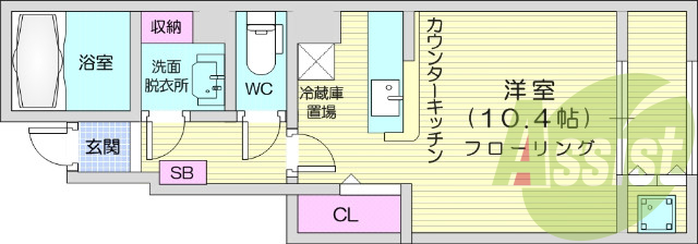 1K、ネット使用料不要、追焚機能、浴室乾燥機、宅配ボックス
