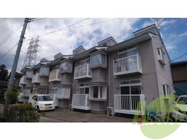 仙台市泉区上谷刈字向原の賃貸アパートの外観