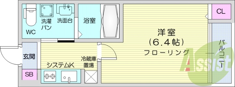 １Ｋ、バストイレ別、温水洗浄便座、追焚機能、独立洗面台