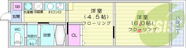 2K、浴室乾燥、床暖房、IHコンロ、シャンプードレッサー