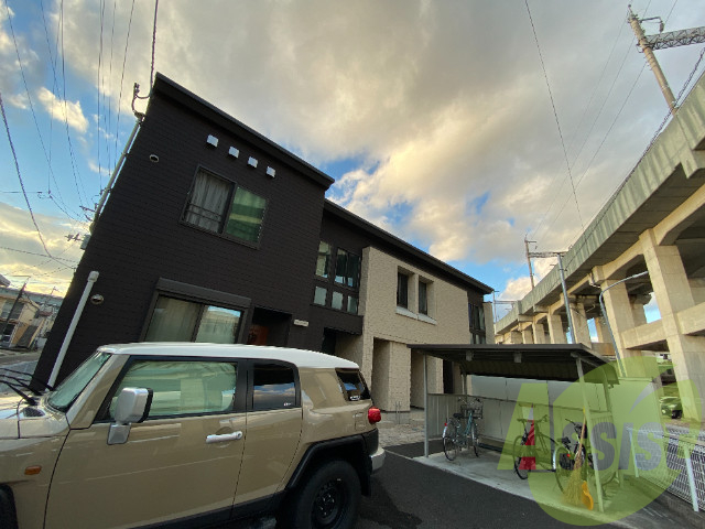 仙台市若林区五十人町の賃貸アパートの外観