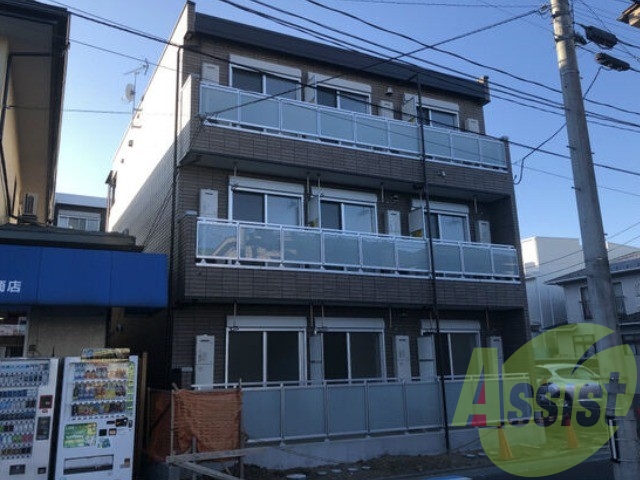 仙台市若林区表柴田町の賃貸マンションの外観
