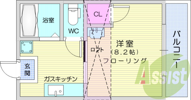 1*、独立洗面台、デジキー、追焚機能、ロフト付き、バルコニー 1*、独立洗面台、デジキー、追焚機能、ロフト付き、バルコニー
