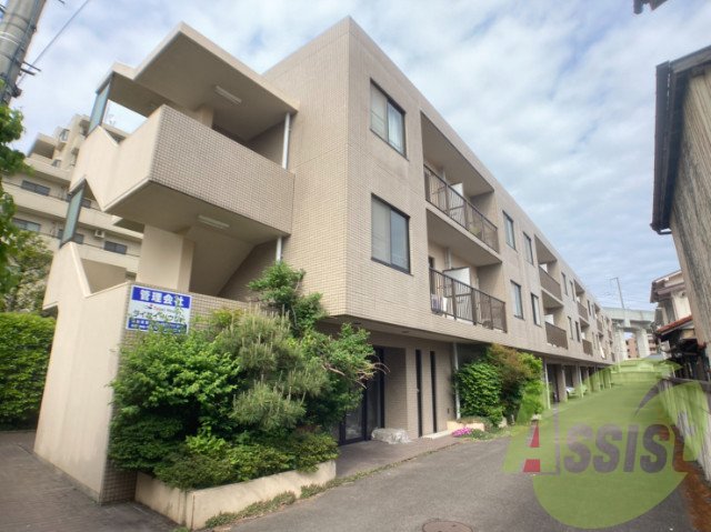 仙台市若林区東九番丁の賃貸マンションの外観