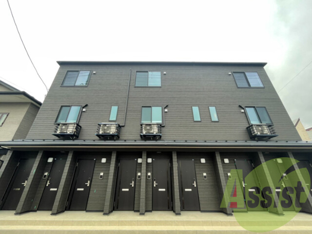 仙台市若林区河原町２丁目の賃貸アパートの外観