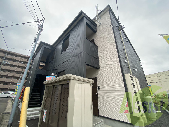 仙台市若林区中倉２丁目の賃貸アパートの外観