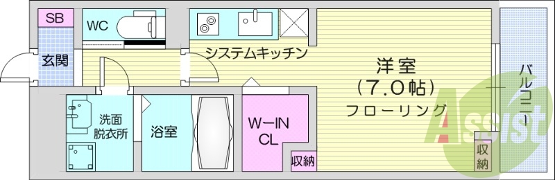 3階の間取り図