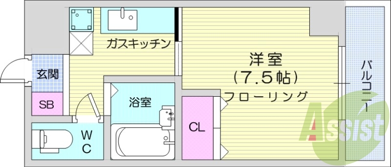 3階の間取り図