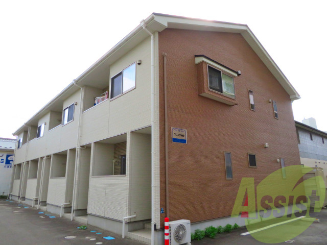 仙台市宮城野区白鳥１丁目の賃貸アパートの外観