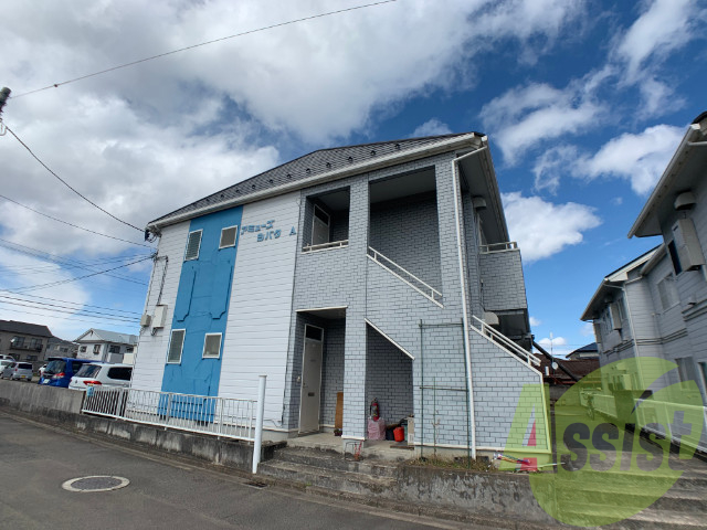 仙台市宮城野区新田２丁目の賃貸アパートの外観