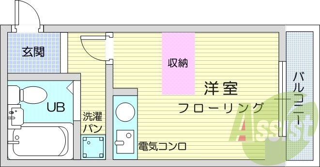 ワンルーム、インターネット無料、エアコン