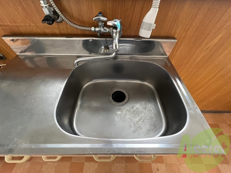 洗面台はございませんでしたので、キッチン流しをご利用ください 洗面台はございませんでしたので、キッチン流しをご利用ください