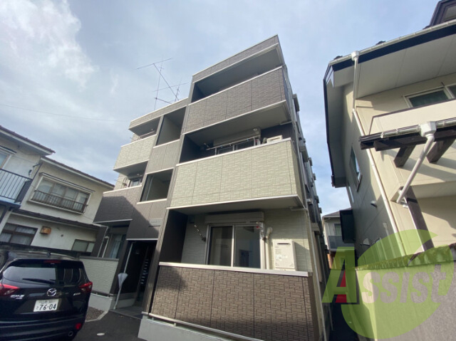 仙台市青葉区上杉３丁目の賃貸アパートの外観