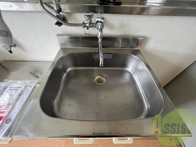 洗面台はございませんでしたので、キッチン流しをご利用ください 洗面台はございませんでしたので、キッチン流しをご利用ください