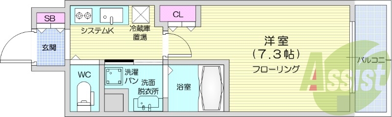 お写真は1102号室のものです。参考にしてくださいませ。