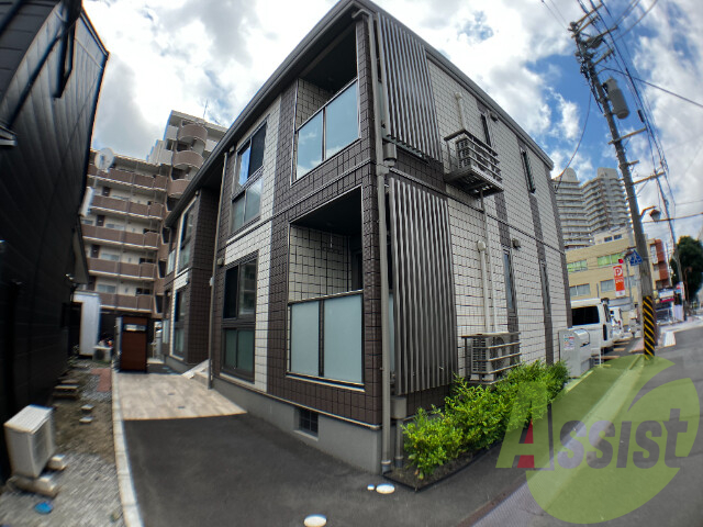 仙台市若林区河原町１丁目の賃貸アパートの外観