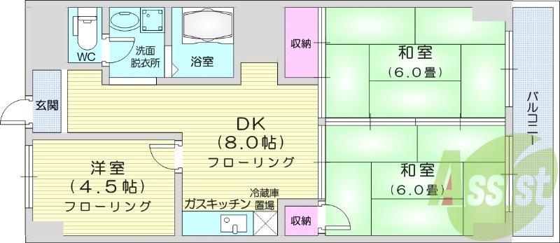 3階の間取り図