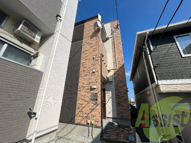 仙台市宮城野区五輪２丁目の賃貸アパートの外観