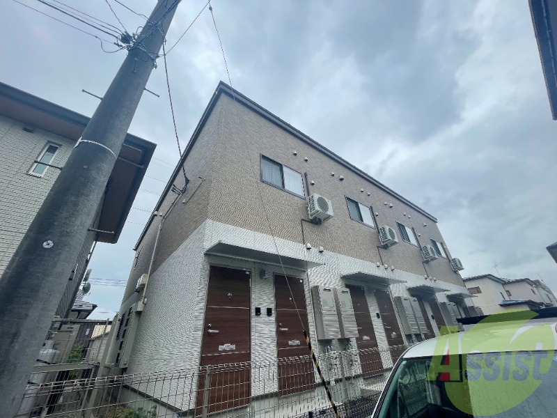 仙台市宮城野区新田５丁目の賃貸アパートの外観