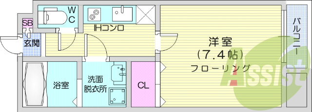 B・T別、追焚機能、洗面所独立、システムキッチン。