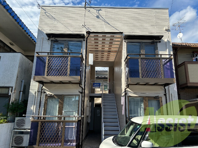 仙台市青葉区木町の賃貸アパートの外観