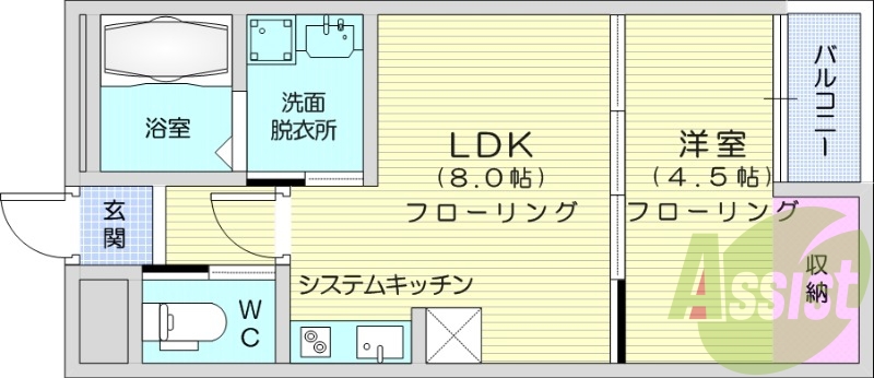 3階の間取り図